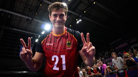 Tobias Krick ist Nationalspieler und Mittelblocker der BR Volleys.