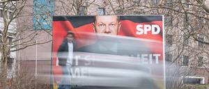 Wahlplakat in Berlin.