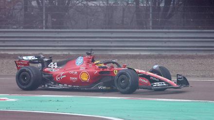 Lewis Hamilton fährt jetzt im Ferrari.