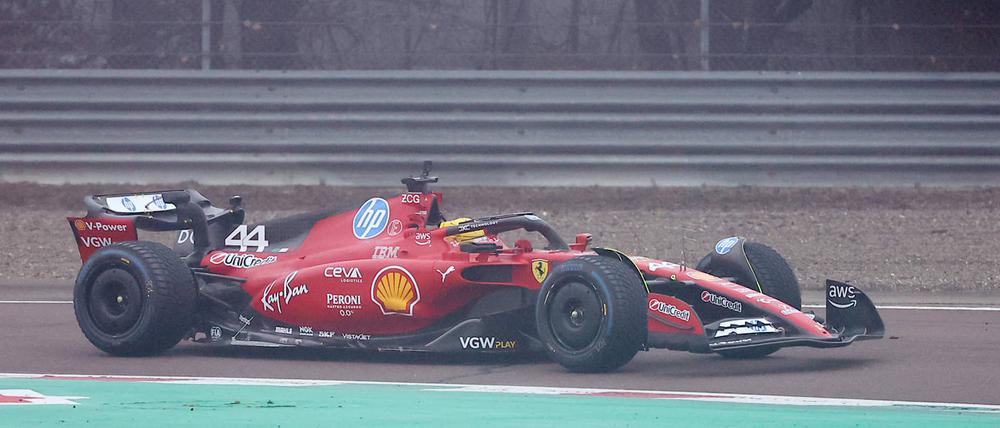 Lewis Hamilton fährt jetzt im Ferrari.
