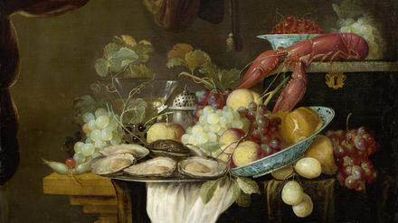 Liebe zum Luxus: Cornelis de Heems „Stillleben mit Hummer“ aus der zweiten Hälfte des 17. Jahrhunderts wird in der Gemäldegalerie von einem Werk seines Vaters flankiert.
