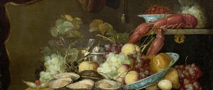 Liebe zum Luxus: Cornelis de Heems „Stillleben mit Hummer“ aus der zweiten Hälfte des 17. Jahrhunderts wird in der Gemäldegalerie von einem Werk seines Vaters flankiert.