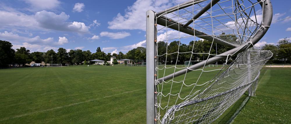 Ein Sportplatz in Potsdam.