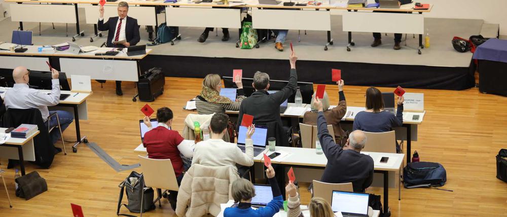 Die Potsdamer Stadtverordnetenversammlung.