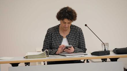 Die Potsdamer Sozial- und kommissarische Kulturbeigeordnete Brigitte Meier (SPD) am Mittwoch in der Stadtverordnetenversammlung. 