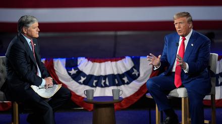 Trump hat Hannity schon öfter Interviews gegeben - auch im Wahlkampf. (Archivbild)