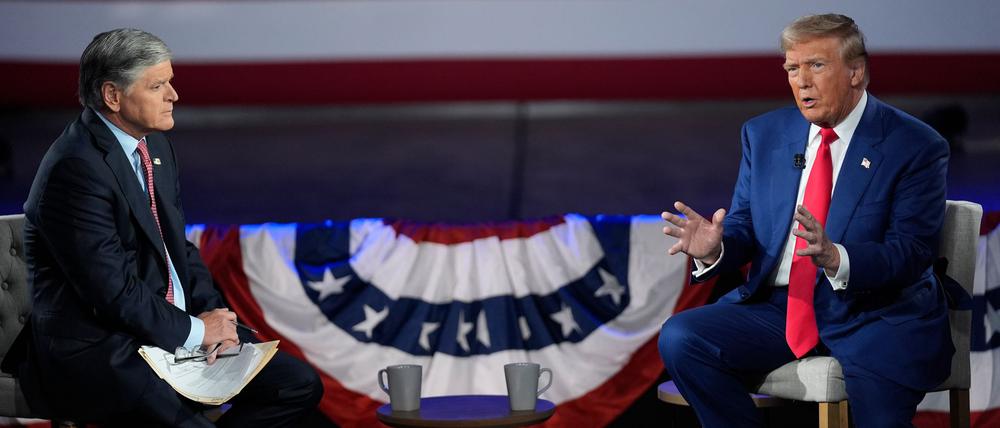 Trump hat Hannity schon öfter Interviews gegeben - auch im Wahlkampf. (Archivbild)
