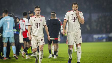 Das war nix. Joshua Kimmich (links) und Harry Kane.