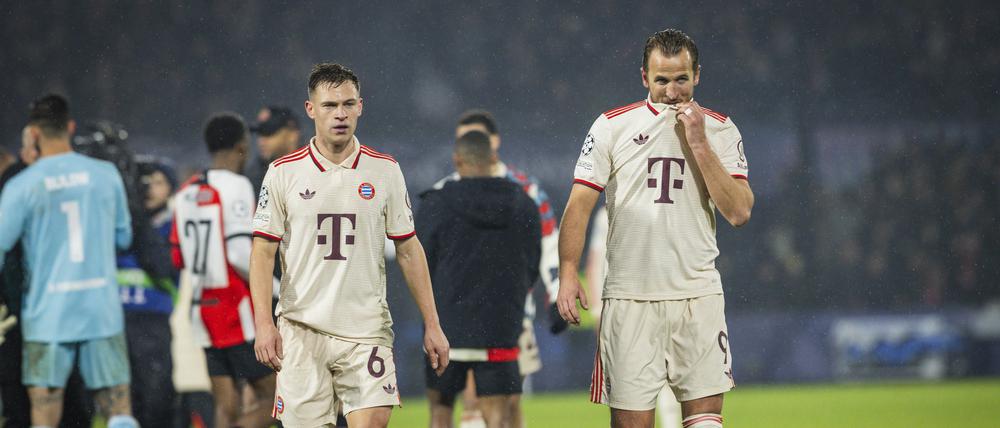 Das war nix. Joshua Kimmich (links) und Harry Kane.