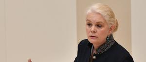 Die Brandenburger CDU-Landtagsabgeordnete Saskia Ludwig fordert mehr Offenheit ihrer Partei für eine Koalition mit der AfD (Archivbild).
