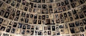 Die Halle der Namen in der Holocaust Gedenkstätte Yad Vashem in Jerusalem.