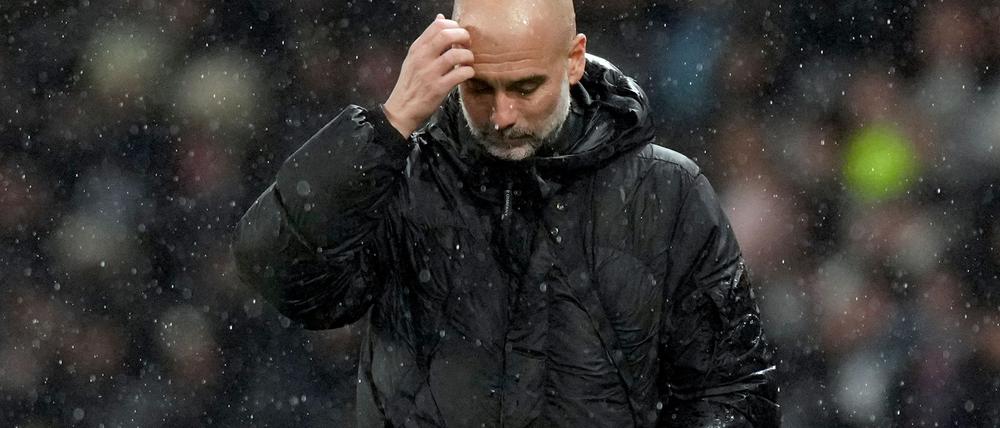 Pep Guardiola erlebte einen Abend zum Vergessen.