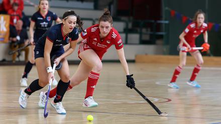 Alina Sophie Jäger (l.) traf im Viertelfinale zweimal in der regulären Spielzeit und war auch im Shootout erfolgreich.