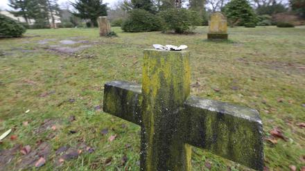 Auf dem Neuen Friedhof Potsdam wurden wieder im großen Stil Gräber mit Fäkalien beschmiert.