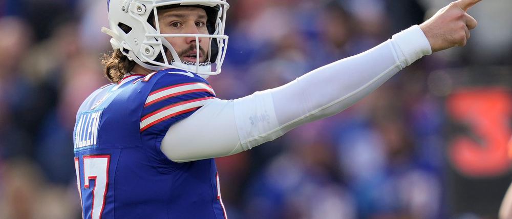 Josh Allen gilt nach einer bärenstarken Saison als Kandidat auf die Auszeichnung zum wertvollsten Spieler, dem MVP.