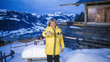Mitten ins Herz: Hansi Hinterseer singt gern vor alpiner Kulisse.