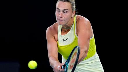 Greift erneut nach der Trophäe bei den Australian Open: Aryna Sabalenka
