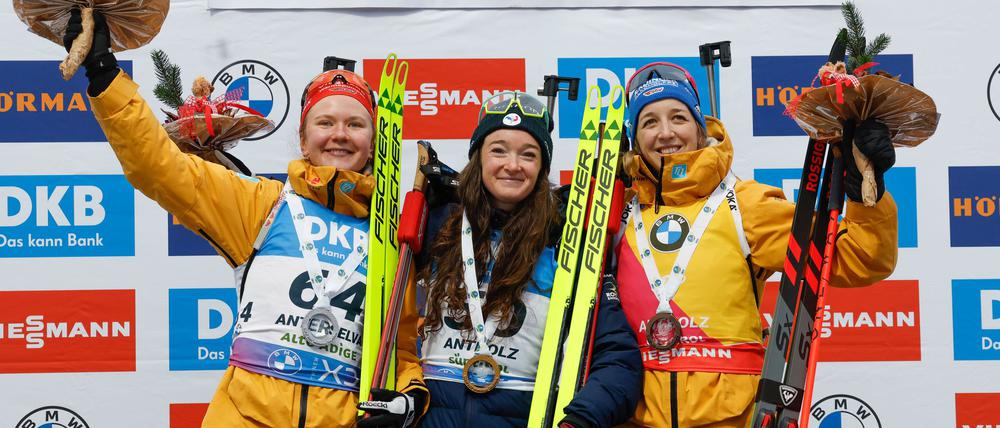 Selina Grotian (l) und Franziska Preuß (r) müssen nur einer den Vortritt lassen.
