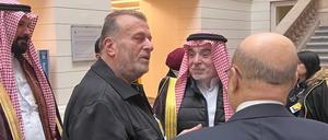 Clan-Chef Issa Rammo im Foyer des Abgeordnetenhauses