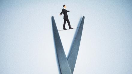 Schere zwischen Arm und Reich: Erscheint die Kluft unüberwindbar, kann aus Aufstiegschance Frust werden.