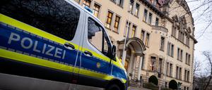 Die Friedrich-Bergius-Schule stand zwischenzeitlich unter Polizeischutz.