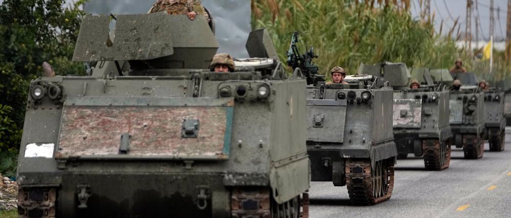 Die libanesische Armee soll die Einhaltung der Vereinbarung überwachen und eine Rückkehr der Hisbollah-Miliz verhindern. (Archivbild)