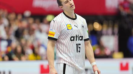 Juri Knorr fehlt den deutschen Handballern auch am Samstag gegen Tunesien. 