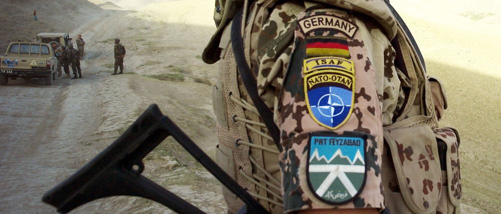 Ein deutscher Soldat einer internationalen Mission.