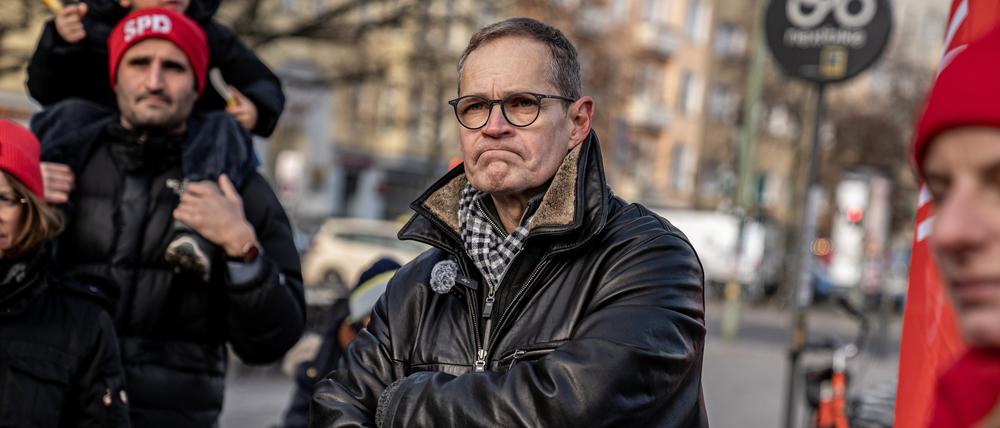 Michael Müller (SPD) kämpft in Charlottenburg-Wilmersdorf um das Direktmandat. Auf der Landesliste steht er nicht mehr. 