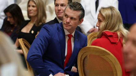 Hegseth bei Trumps Amtseinführung