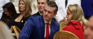 Hegseth bei Trumps Amtseinführung