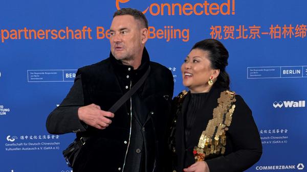 Der Modeschöpfer Michael Michalsky mit Yu Zhang.