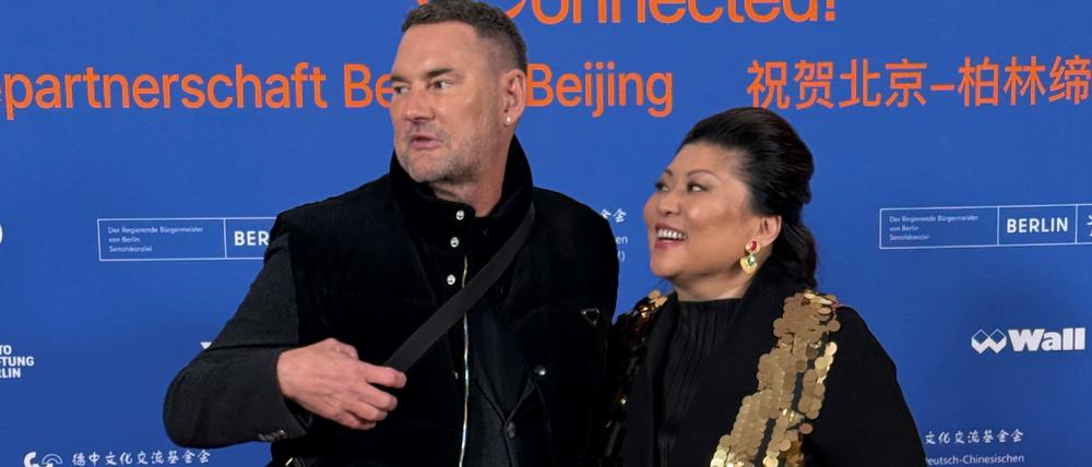 Der Modeschöpfer Michael Michalsky mit Yu Zhang.