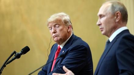 US-Präsident Donald Trump will mit Kremlchef Wladimir Putin um den Krieg in der Ukraine verhandeln. (Archivbild)