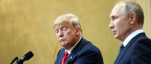 US-Präsident Donald Trump will mit Kremlchef Wladimir Putin um den Krieg in der Ukraine verhandeln. (Archivbild)
