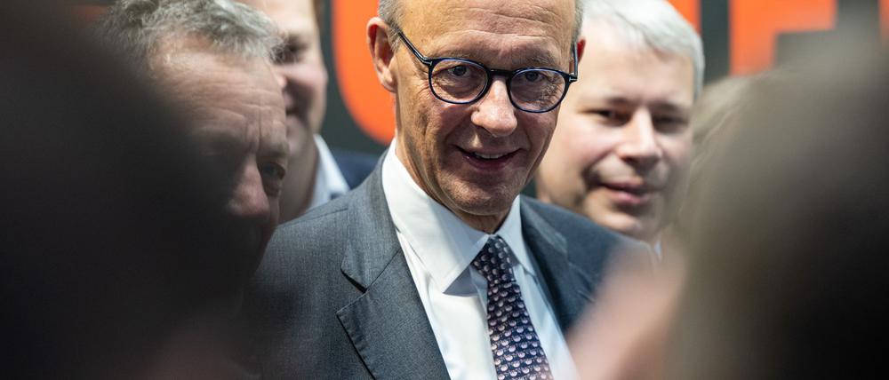 CDU-Kanzlerkandidat Friedrich Merz hat auf der Grünen Woche in Berlin viele Versprechungen in Richtung der Landwirtschaft gemacht.