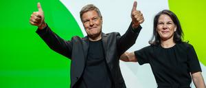 Können sich freuen: Robert Habeck und Annalena Baerbock haben für den Wahlkampf der Grünen so viel Geld wie noch nie zur Verfügung.