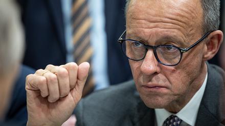Friedrich Merz, CDU-Bundesvorsitzender und Fraktionsvorsitzender der CDU/CSU-Fraktion im Bundestag. 