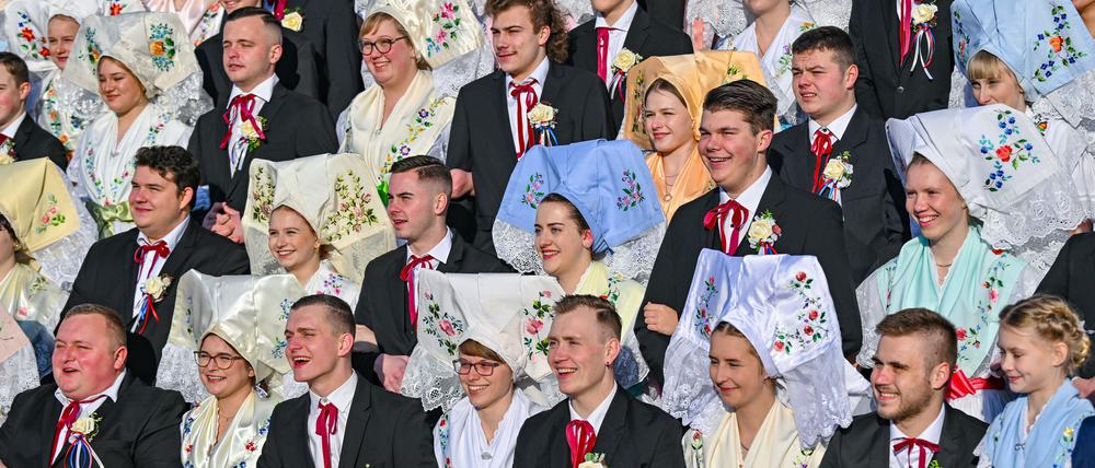 Die wendische Fastnacht wird traditionell in den Wintermonaten gefeiert.