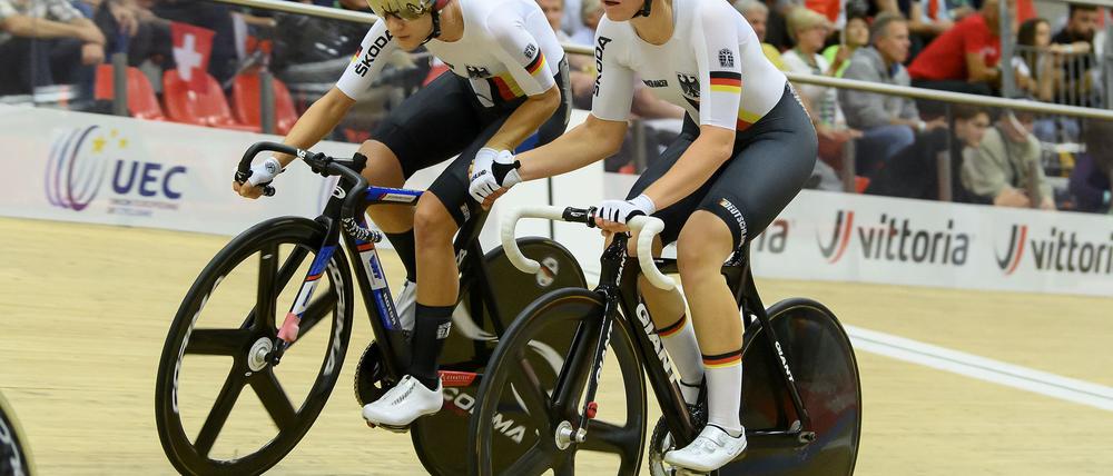 Lena Charlotte Reißner (vorn) dient als Vorbild für den Nachwuchs des LKT Teams.