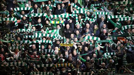 Können heute nicht ins Stadion: Die Fans von Celtic Glasgow.