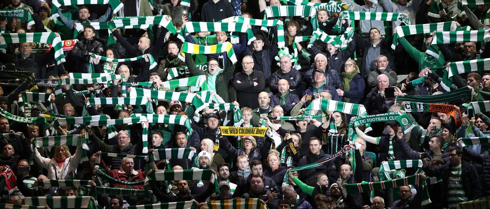 Können heute nicht ins Stadion: Die Fans von Celtic Glasgow.