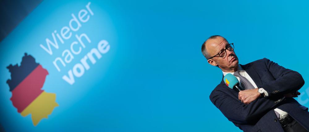CDU-Chef Friedrich Merz will Sieger- statt Teilnehmerurkunden.