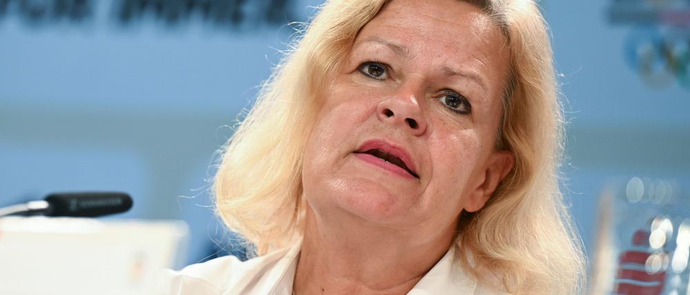 Nancy Faeser sieht die Ausrichtung von Olympischen und Paralympischen Spielen in Deutschland als Chance.