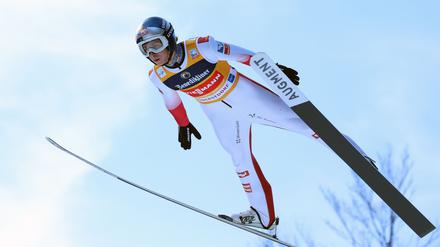 Tournee-Sieger Tschofenig fliegt in Oberstdorf.