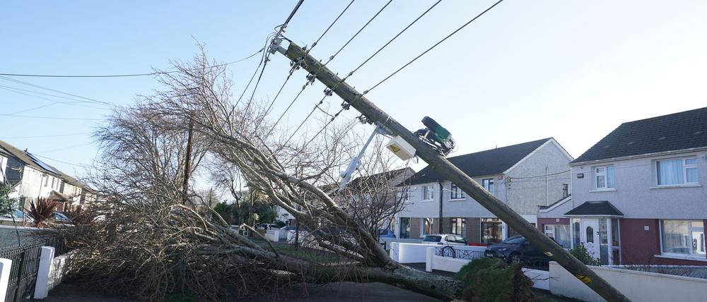 Die Insel Irland war besonders schlimm betroffen. 