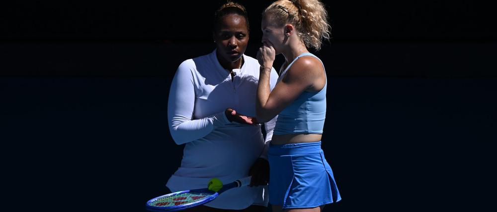 Das Damen-Doppel Siniakova/Townsend gewinnt die Australian Open
