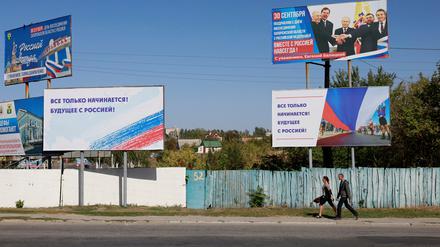 Auch das ukrainische Melitopol wird von Russland kontrolliert.