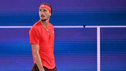 Alexander Zverev beim Finale in Melbourne.