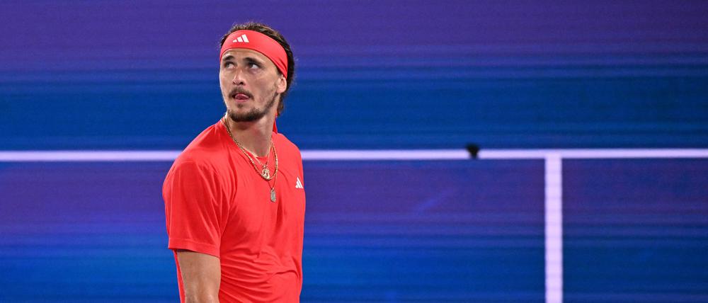 Alexander Zverev beim Finale in Melbourne.